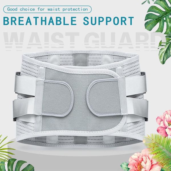 

waist support lumbar belt disc herniation orthopedic strain pain relief corset for back spine decompression brace self-heating, Black;gray