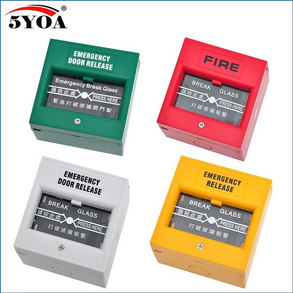 

emergency door release fire alarm swtich break glass exit switch button fingerprint access control
