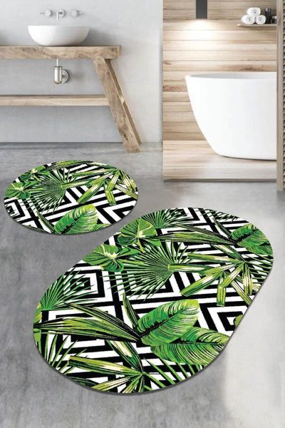 

50x80 - 50x50 digital bath mat set for closet 2 bs079 mats