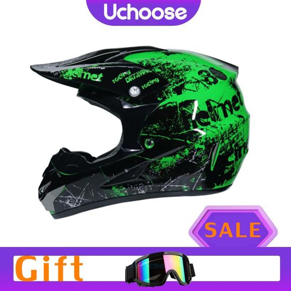 

children racing motorcycle helmets motorbike motocross helmet safe sports cascos para moto atv dirt bike