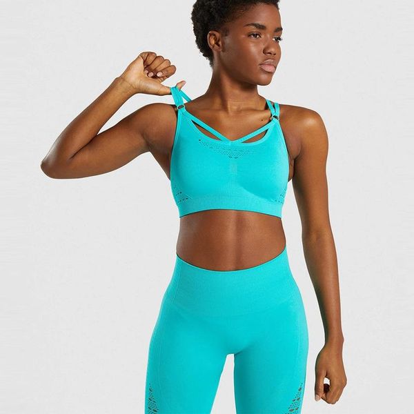 

yoga outfit suit hollow beauty back sports underwear bra high waist running fitness pants women set