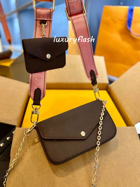 

2pcs women desigenrs brand luxurys bag envelope crossbody bags messenger purses fashion design lady 2021 classic europe styles handbags