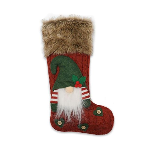 

christmas decorations cartoon three-dimensional forester creative doll gift bag knitted socks tree ornaments candy