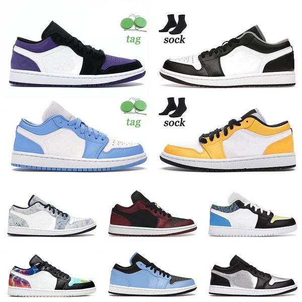 

low 1 1s basketball shoes mens cactus jack laser orange crimson tint arctic punch laser blue court purple royal toe womens sneakers sports, White;red