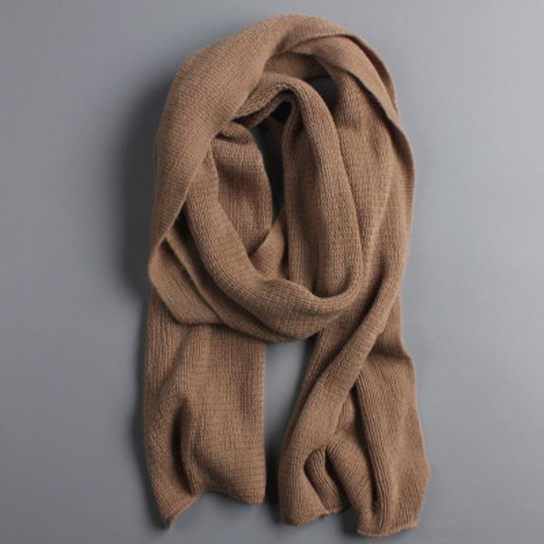 

scarves fashion winter men's casual cashmere scarf warm solid color thicker men street gifts, Blue;gray