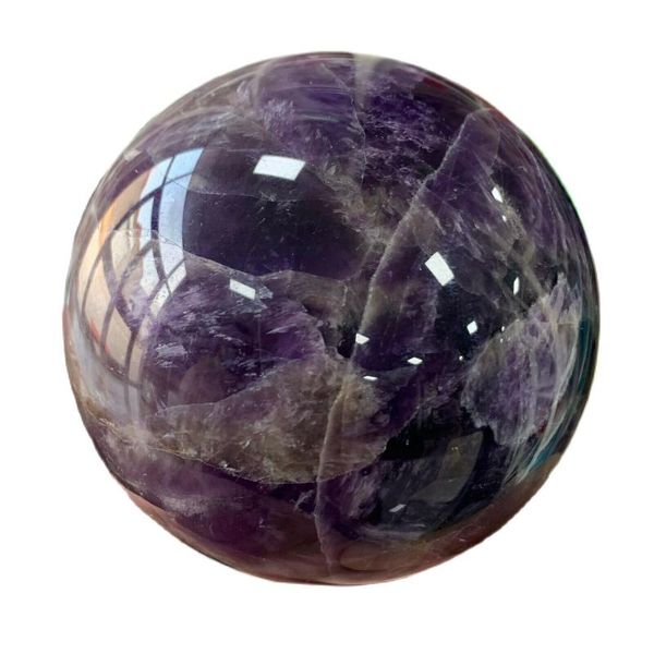 

decorative objects & figurines 1pc natural dream amethyst quartz crystal sphere ball healing 60mm-65mm\320-420g