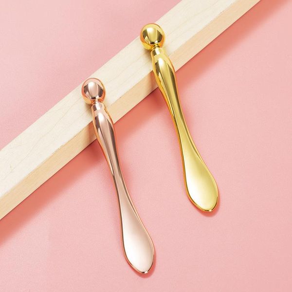 

eyebrow tools & stencils applicator mixing spatulas preminum metal face mask spoon sticks eye cream massage beauty scoop makeup