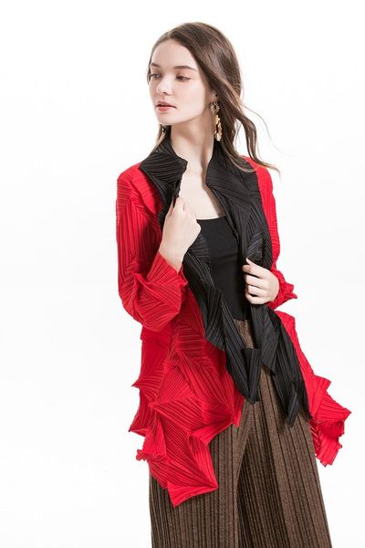 

scarves scarf neck color matching diamond shawl miyake pleats coat, Blue;gray