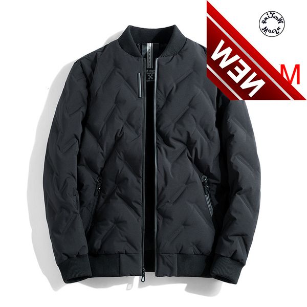 

2021 winter white duck down jacket europe and the united states men's m to 4xl, Black