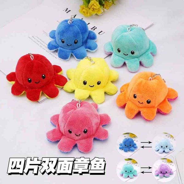 

cute upside down doll plush pendant changes face angry little ocs expression turns doll key chain