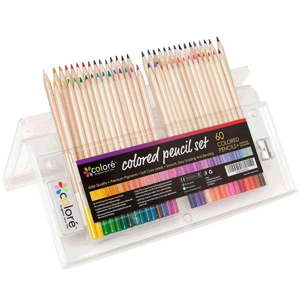 

pencils american e62 folding blister box pencil set a3 art painting special color lead
