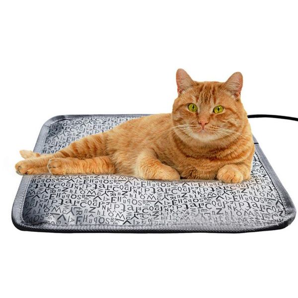 

kennels & pens 110v pet dog cat warmer bed heating warming blanket electricity heat pad mat waterproof and anti-bite electrical 45x76cm