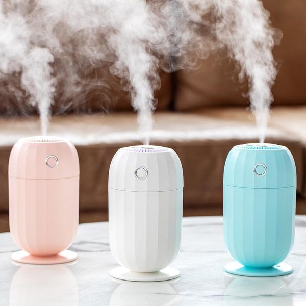 

essential oils diffusers portable quite working air humidifier 300ml ultrasonic usb aroma oil diffuser car humidificador with color led lamp