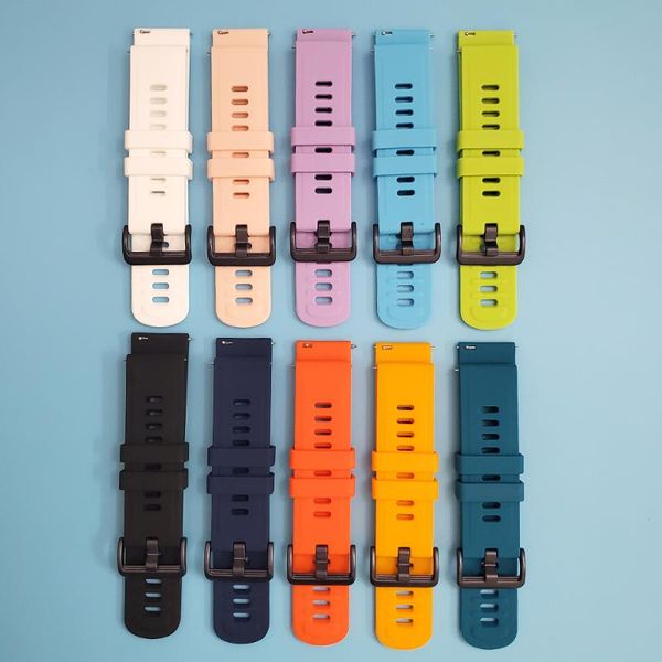 

watch bands silicone watchband for garmin vivoactive 4 3 forerunner 245 645 music wrist strap band venu bracelet 22 20, Black;brown
