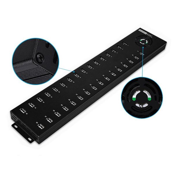 

hubs sipolar 240w powered 32 ports usb 2.0 hub mobile phones syncs and charges for wechat/whatsapp/viber/ marketing