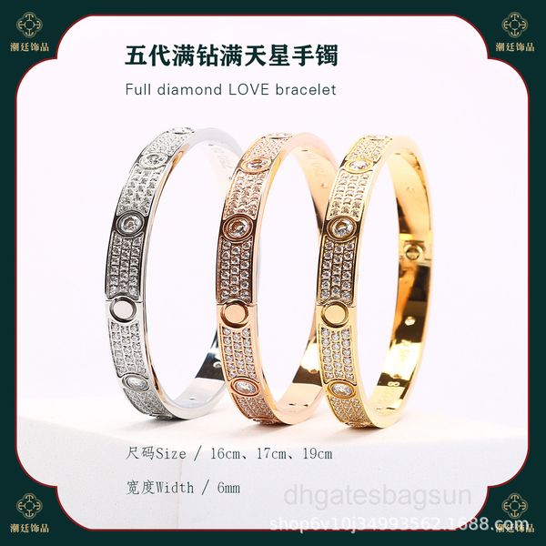 

kajiamantianxing bracelet titanium steel bracelet vacuum electroplating in furnace love series direct sale 7vjz, Black