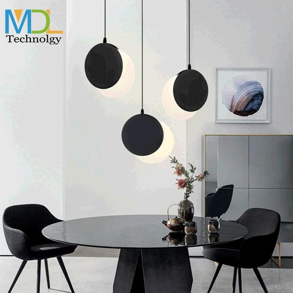 

pendant lamps crescent chandelier minimalist designer acrylic postmodern simple single head small