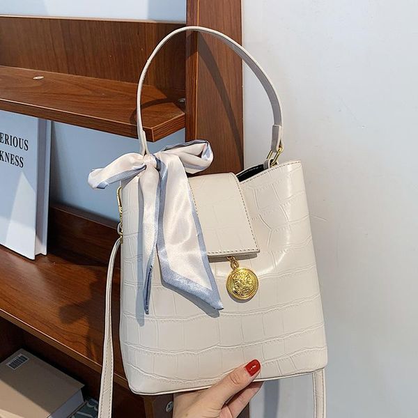 

evening bags fashion women bucket handbags large capacity pu leather ladies tote shopping bag brand design female shoulder messenger