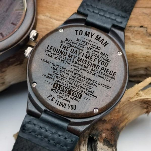 

wristwatches to my man- fashion automatic quartz sandalwood men watch engravd luminouswood luxury wristwatch birthday graduation gifts, Slivery;brown