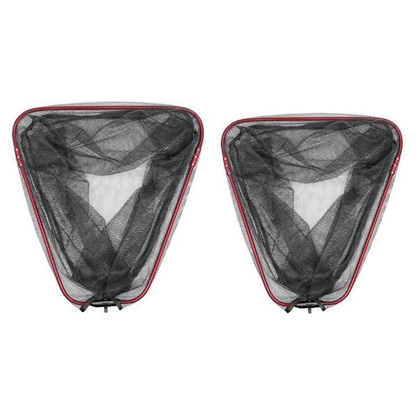 

sews-foldable triple-cornered fishing net aluminum alloy depth portable pole folding tackle no handle accessories