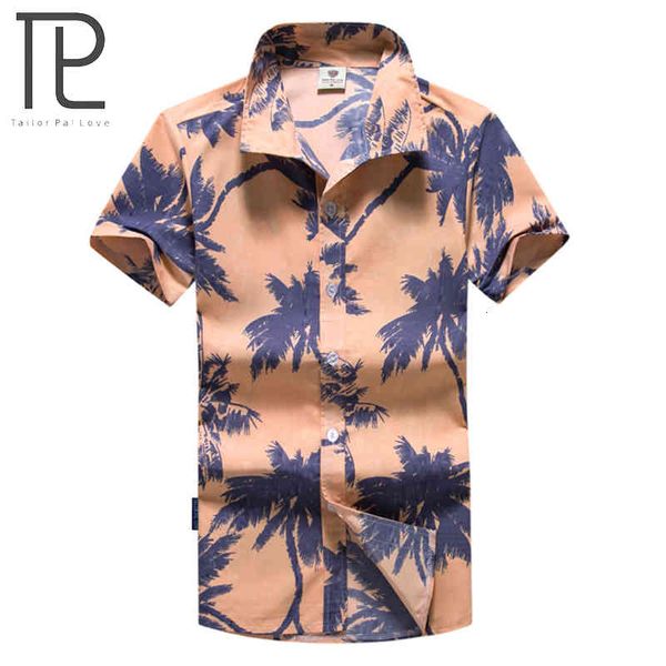 

adapt pal amor summer fashion men printed beach short sleeve shirt male -5xl ayg297, White;black