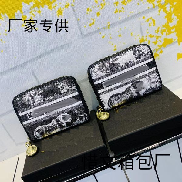 

new brand card printed all over small personalized men's and wallet fashion handbag