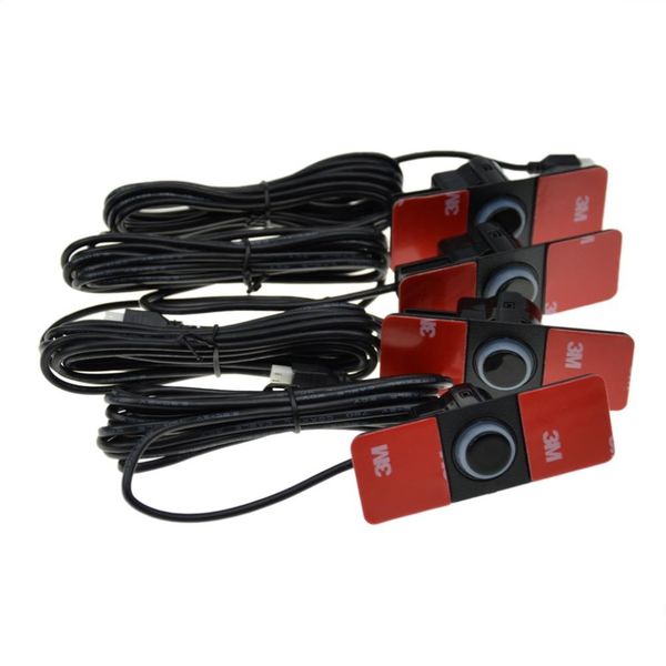 

2021 16.5mm flat parking sensor mini simple with switch stick wing probe car reversing four sensors multiple color drill 16mm