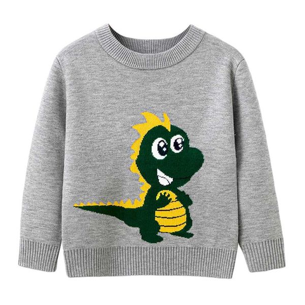 

baby dinosaur print autumn and winter sweaters for boys and girls y1024, Blue