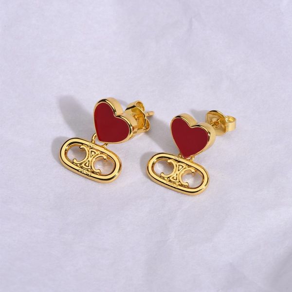 

design jewelry love earrings 2021 new recommended arc earrings, Golden