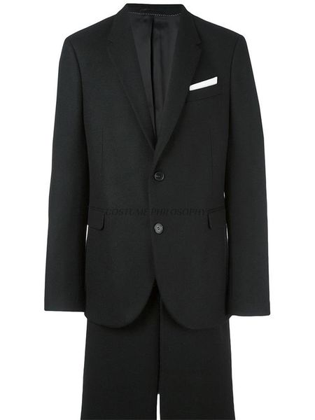 

men's suits & blazers s-6xl summer fashion personalized large size customizatio splicing fake two, White;black