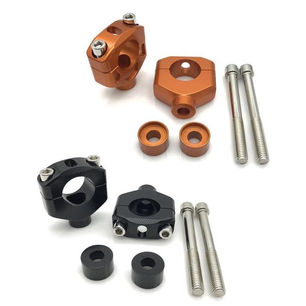 

motorcycle mirrors off road handlebar mount clamp lifter bar clamps riser for 390 d7ya