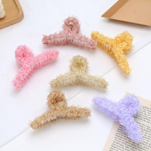 

hair accessories sweet simple style clips women claw clip lady large size gifts