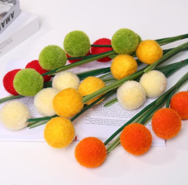 

decorative flowers & wreaths 5 head hair balls for bionic flower simulation wedding bouquet deskdecoration arrangement