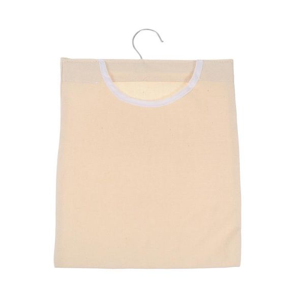 

storage bags 1pc household bag clothespin hanging beige large opening
