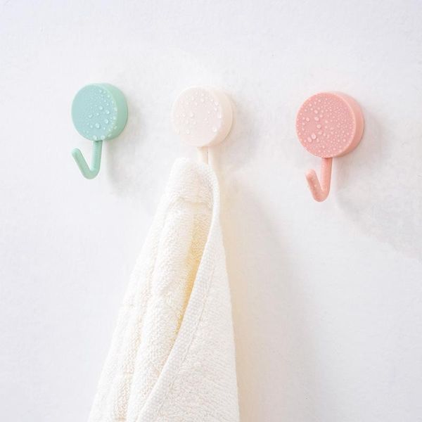 

strong adhesive hook cute wall hanger door clothes towel racks storage organizer home bathroom supplies rack hooks & rails
