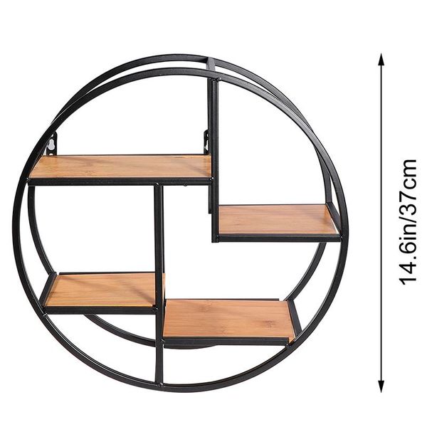 

bathroom storage & organization wall mounted iron shelf round rack holder for pantry living room bedroom kitchen