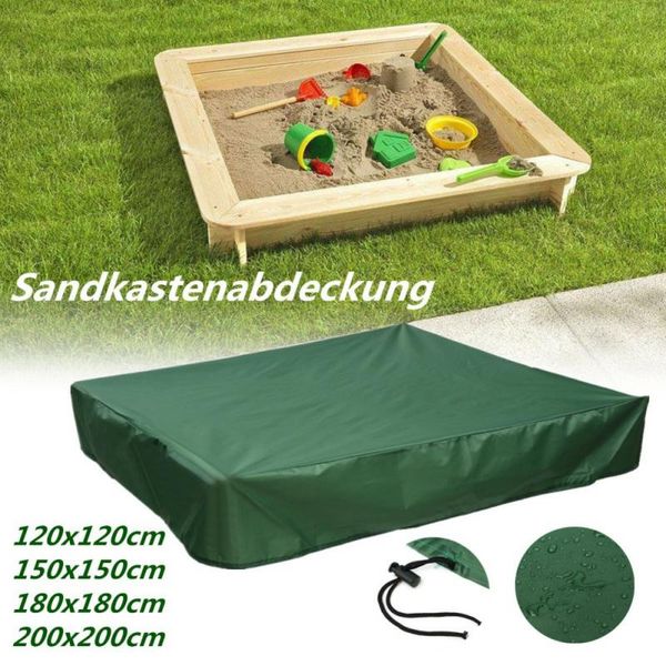 

shade sandbox cover w/drawstring oxford cloth dustproof waterproof sandpit pool
