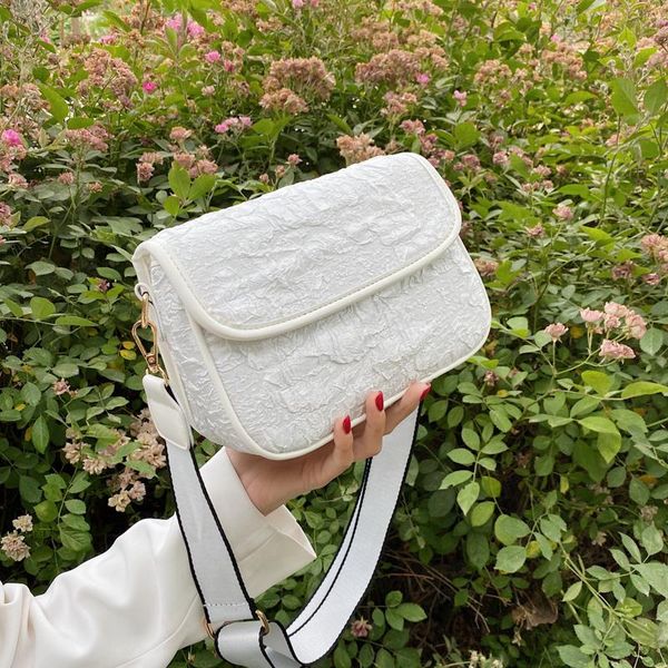 

evening bags white small cloth purses and handbags for women summer designer luxury shopper female fashion flap crossbody shoulder