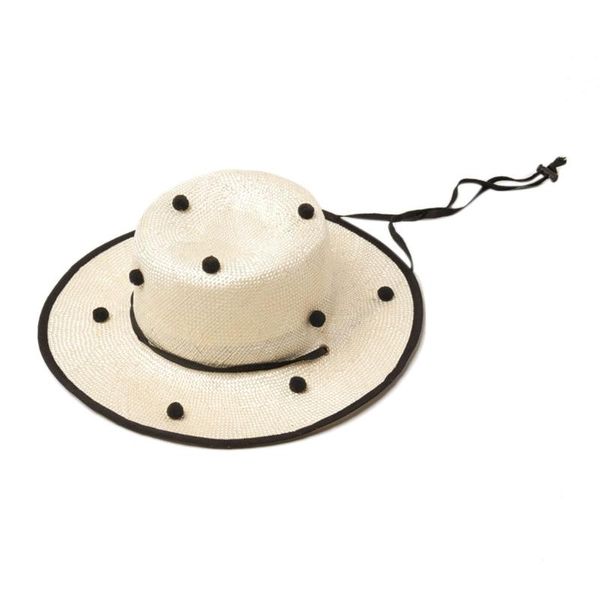 

wide brim hats k3nf kids boys girls summer straw sun hat cute pompom ball large travel holiday sunscreen beach cap with chin strap, Blue;gray