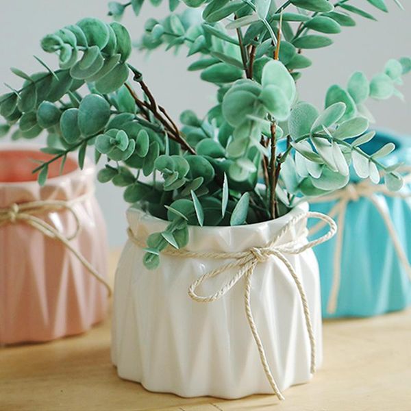 

vases nordic wave point ceramic vase creative white home ornaments living room decoration decor flower decorative