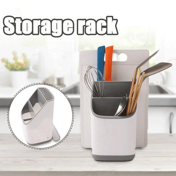

kitchen storage & organization 1 pcs draining rack holder organizer drainer drying for spoon chopsticks fork cutter home racks holders