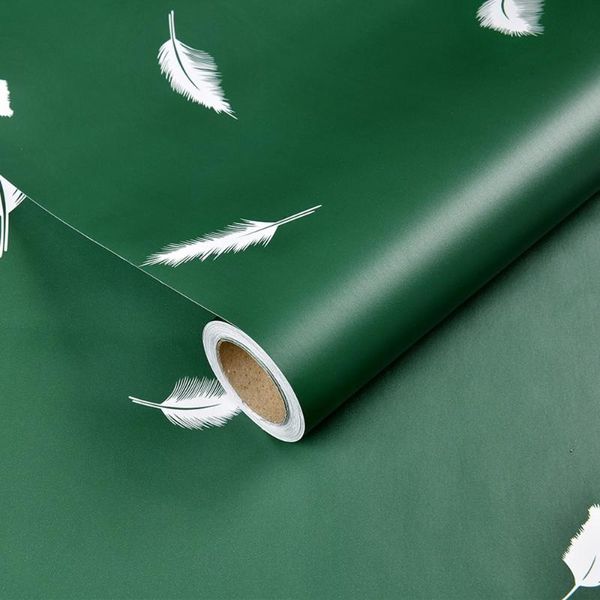 

wallpapers feather floral painted paper wall stickers removable home decor living room self adhesive wallpaper in roll bedroom decoration