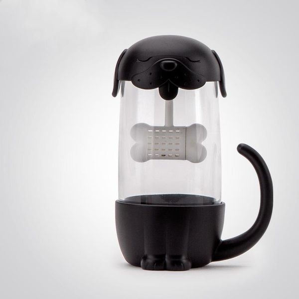 

mugs female tea simple filter water separation cup household portable glass with a lid lovely girl