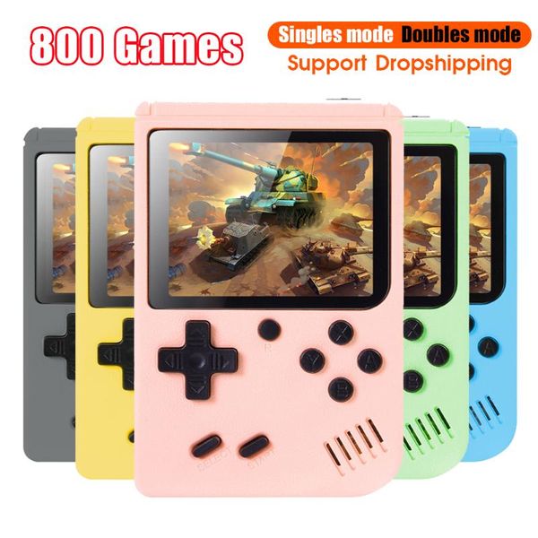 

portable game players retro video console 3.0 inch handheld player built-in 800/500 mini pocket gamepad for kids gift