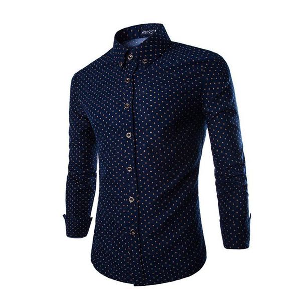 

men's casual shirts camisa masculina autumn small mushroom printing shirt long sleeve white normal turn-down collar xxl, White;black