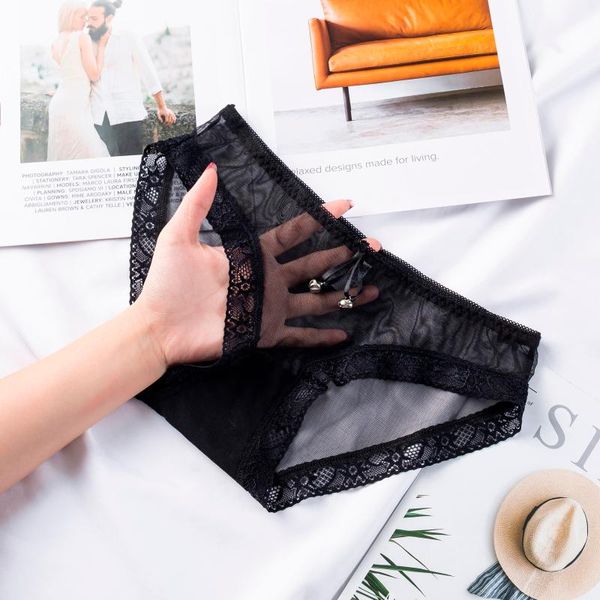 

black transparent panties women personality sheer lace eyelashes bow underwear ladies hollow out porno lingerie underpants women's, Black;pink