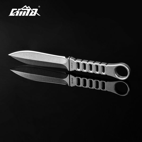 

cima-g898 aus-8 high hardness diving knife fu-tang surviva fixed bade hunting knife k sheath8mm thickness
