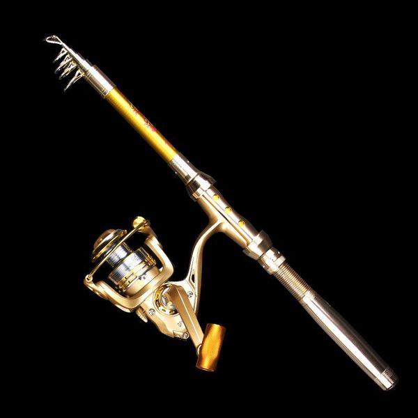 

boat fishing rods casting hard carbon sea pole mini long throw pen shape folded rod reel wheel tough portable ultra-light pesca