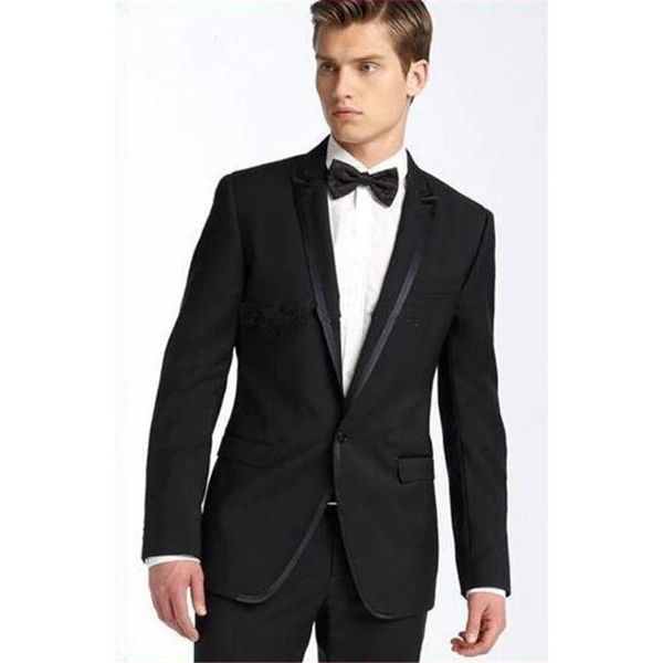 

men's suits & blazers one button dark green groom tuxedos notch lapel groomsmen mens wedding (jacket+pants) costume homme, White;black