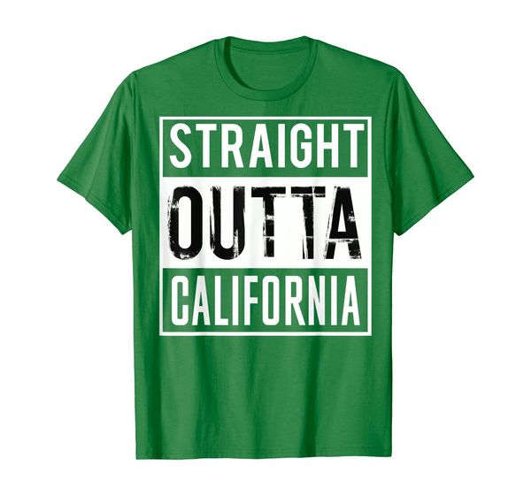 

straight outta california t-shirt patriotic california state, White;black